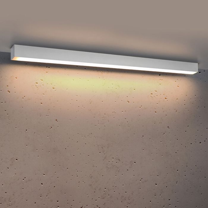 Plafonnier en aluminium blanc, Mascha, 38W, 3000K LED