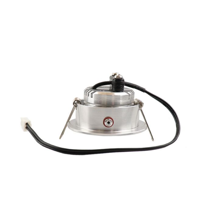 2 spots veranda orientable Rona, IP44, avec kit de connexion et télécommande, chromé