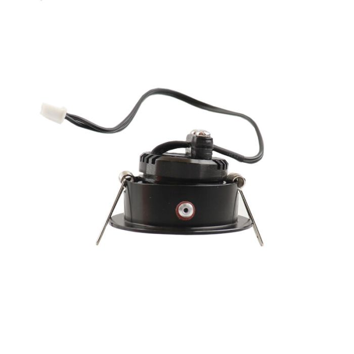 12 spots veranda orientable Rona, IP44, avec kit de connexion et télécommande, noir