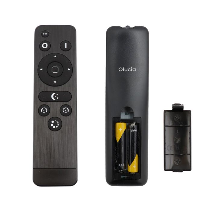 5 spots encastrés veranda carrés noir Dico, IP65, avec kit de connexion et télécommande