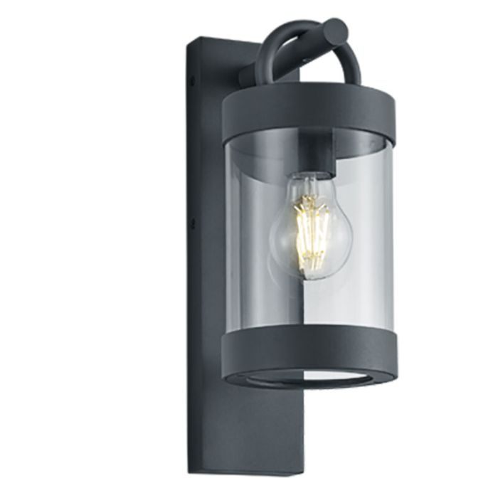 Applique extérieur avec capteur crépusculaire rustique anthracite, Sambesi, IP44