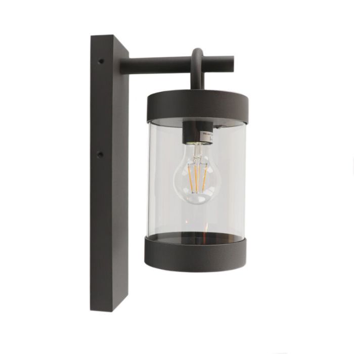 Applique extérieur avec capteur crépusculaire rustique anthracite, Sambesi, IP44