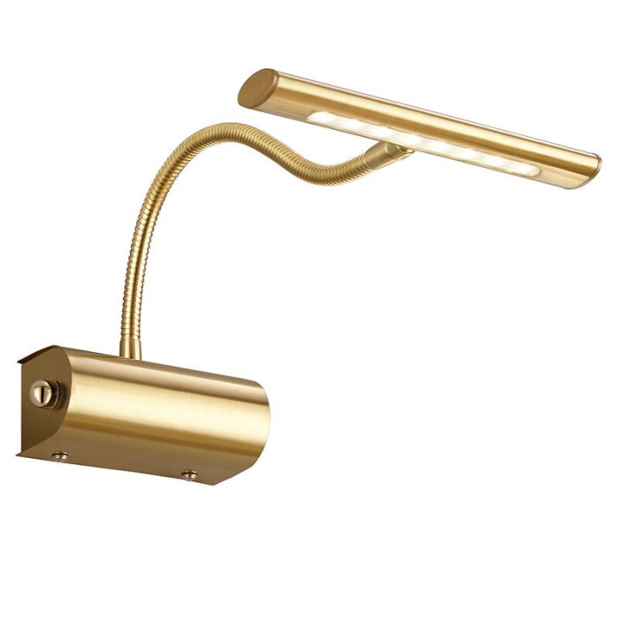 Éclairage tableau moderne laiton, Eliza, 4W, 3000K LED