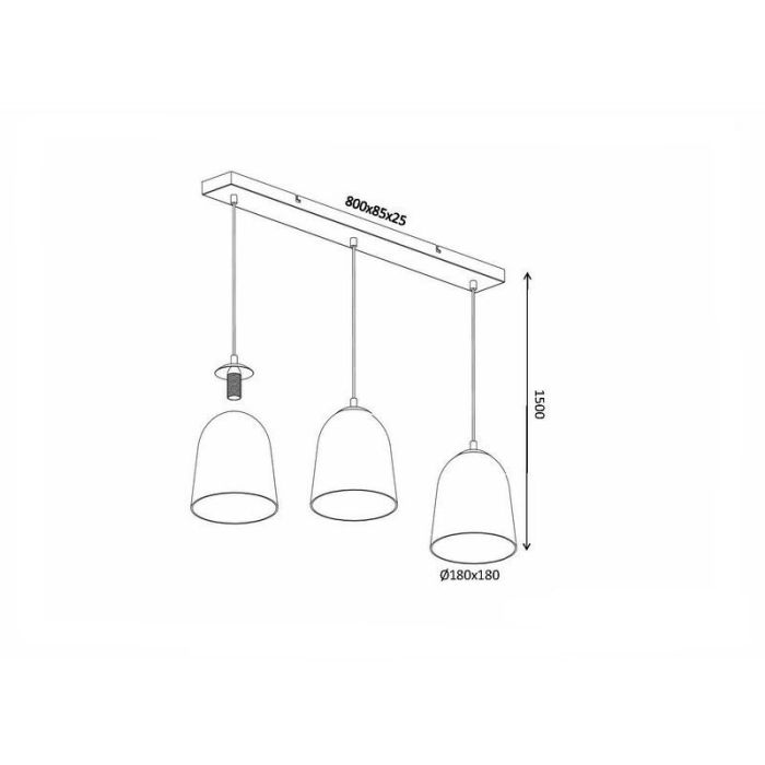 Suspension moderne nickel, Nuhad