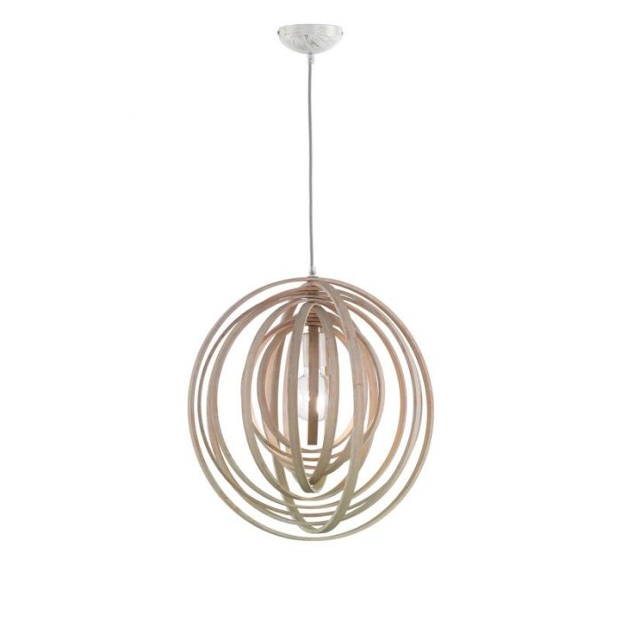 Suspension moderne bois, Xoelle