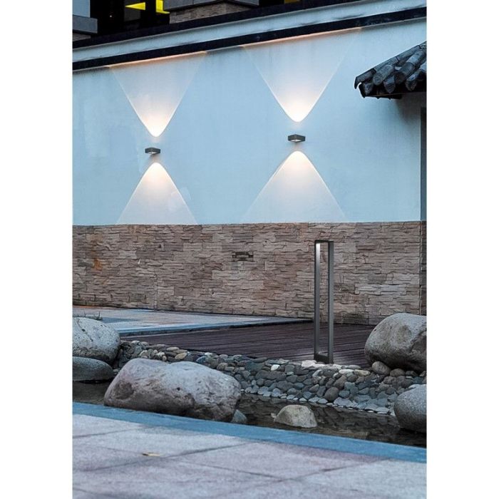 Luminaire extérieur moderne anthracite, Norton, 4,5W, 3000K LED, IP54