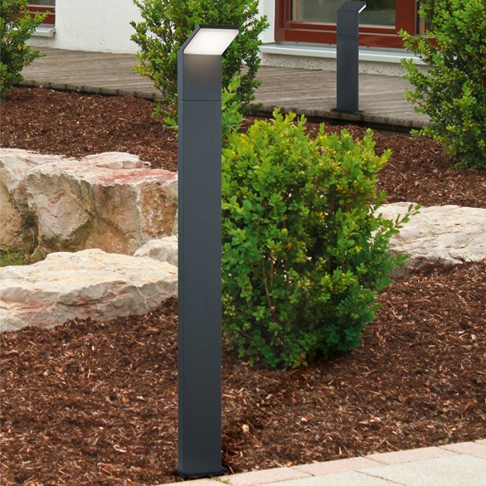 Luminaire extérieur moderne noir, Solana, 9W, 3000K LED, IP54