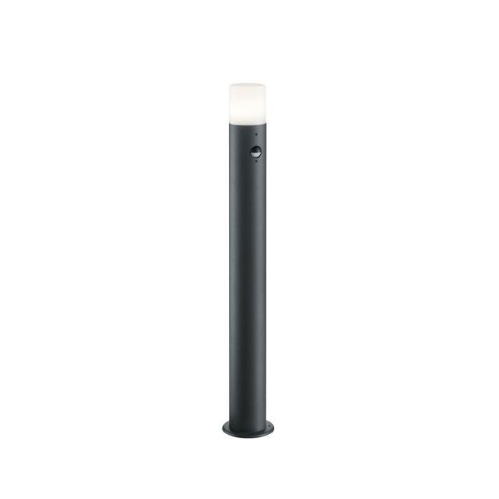 Lampadaire extérieur avec détecteur de mouvement moderne anthracite, Fjelso, IP44