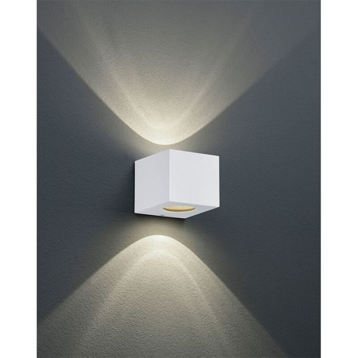 Luminaire extérieur design blanc, Sandby, 2W, 3000K LED, IP44