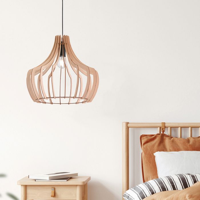 Suspension rustique bois, Valenthina