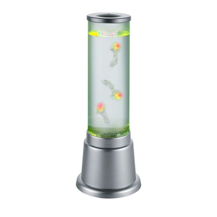 Lampe de table pour enfants design argentée, Berke, 6W, 3000K LED, avec interrupteur