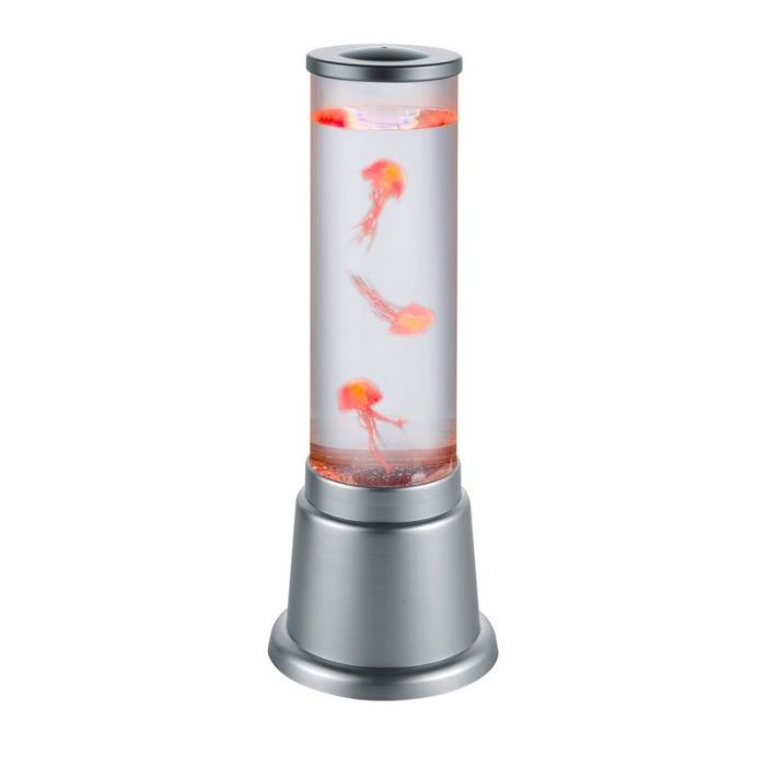 Lampe de table pour enfants design argentée, Berke, 6W, 3000K LED, avec interrupteur
