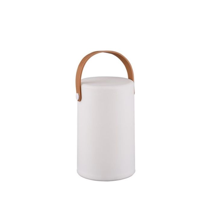 Lampe de table extérieur moderne blanche, Marso, 1W, 3000K LED, IP44, avec interrupteur