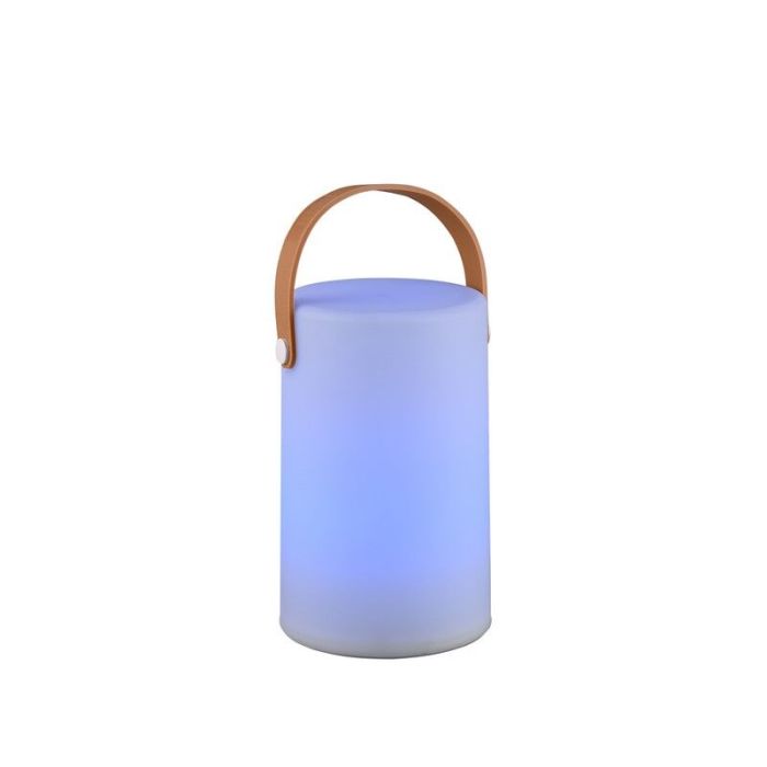 Lampe de table extérieur moderne blanche, Marso, 1W, 3000K LED, IP44, avec interrupteur