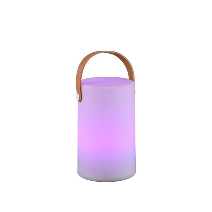 Lampe de table extérieur moderne blanche, Marso, 1W, 3000K LED, IP44, avec interrupteur