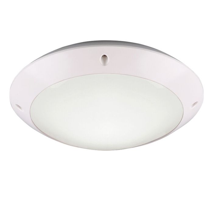 Lampe plafond moderne blanche, Gandrup, IP54