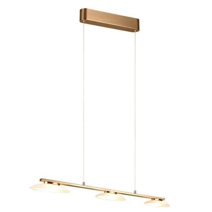 Suspension design laiton, Fenno, 9W, 3000K LED, gradable en 3 étapes