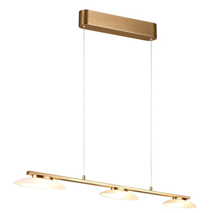 Suspension design laiton, Fenno, 9W, 3000K LED, gradable en 3 étapes