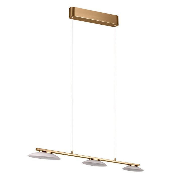 Suspension design laiton, Fenno, 9W, 3000K LED, gradable en 3 étapes
