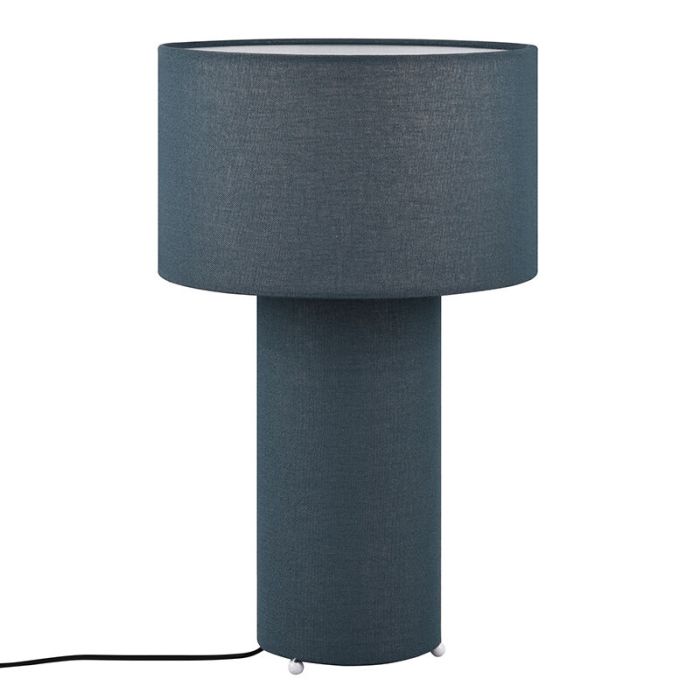 Lampe de table en tissu bleue, Denilson
