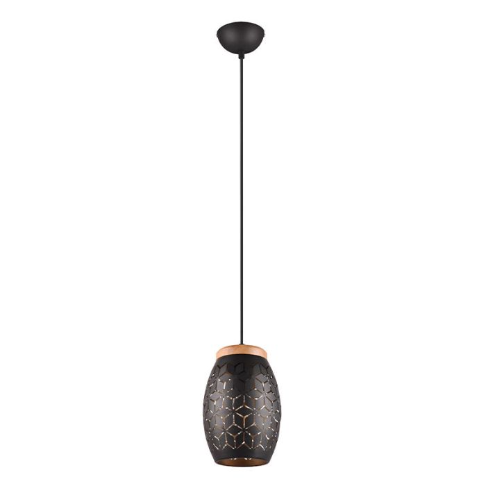 Suspension moderne noire, Delana