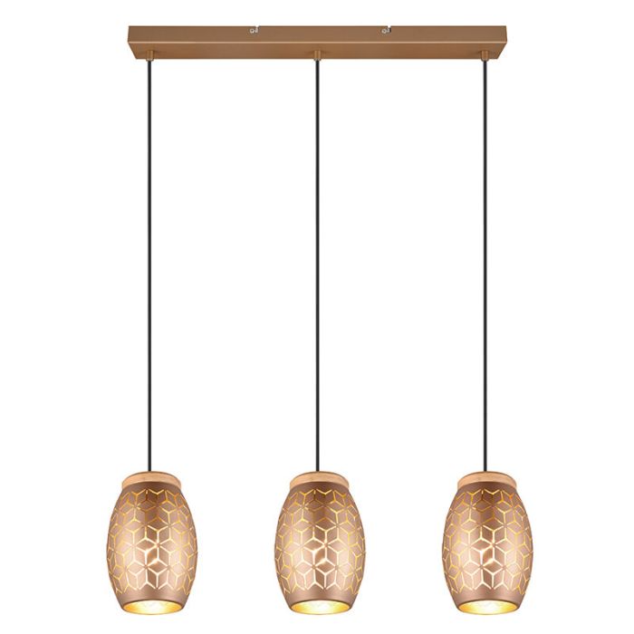 Suspension moderne taupe, Delana