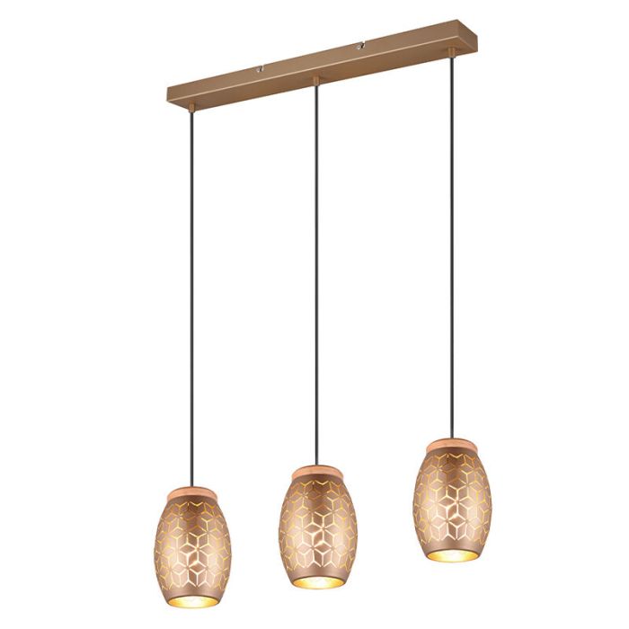 Suspension moderne taupe, Delana