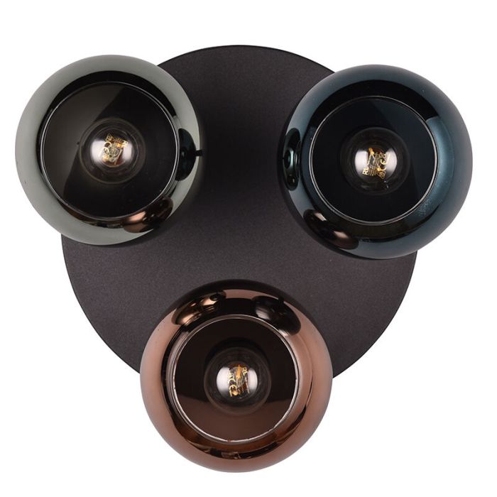 Plafonnier design multicolore, Glenda
