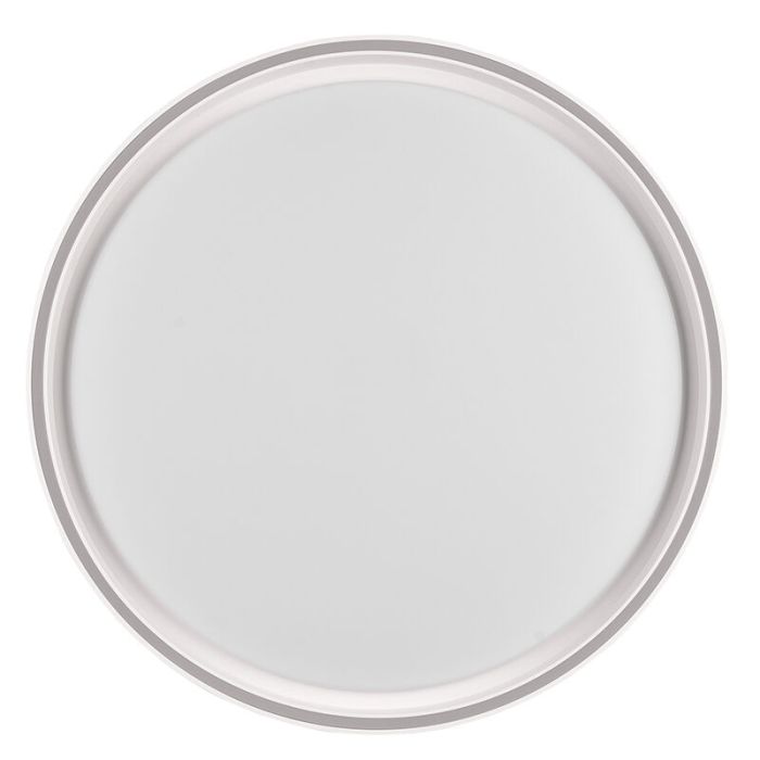 Lampe plafond en plastique blanche, Deon, 24W, blanc chaud à froid réglable LED