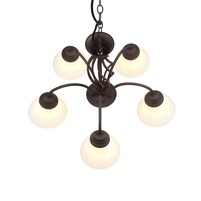 Lustre classique couleur rouille, Detroit