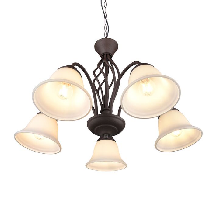 Lustre classique couleur rouille, Detroit