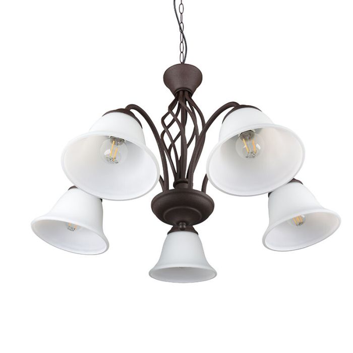 Lustre classique couleur rouille, Detroit