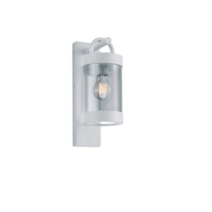 Applique extérieur avec capteur crépusculaire moderne blanche, Sambesi, IP44