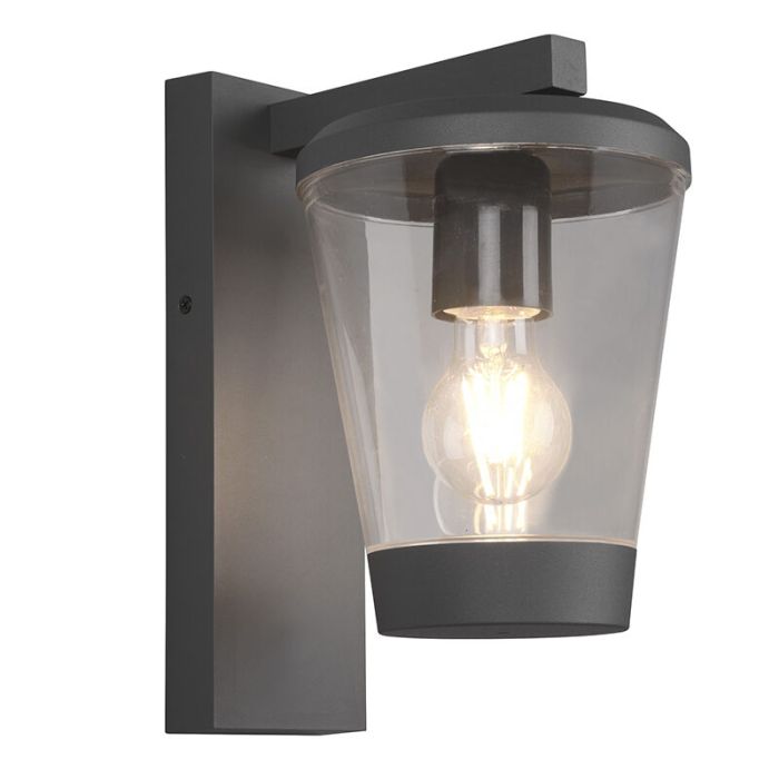 Luminaire extérieur moderne anthracite, Kerstin, IP44