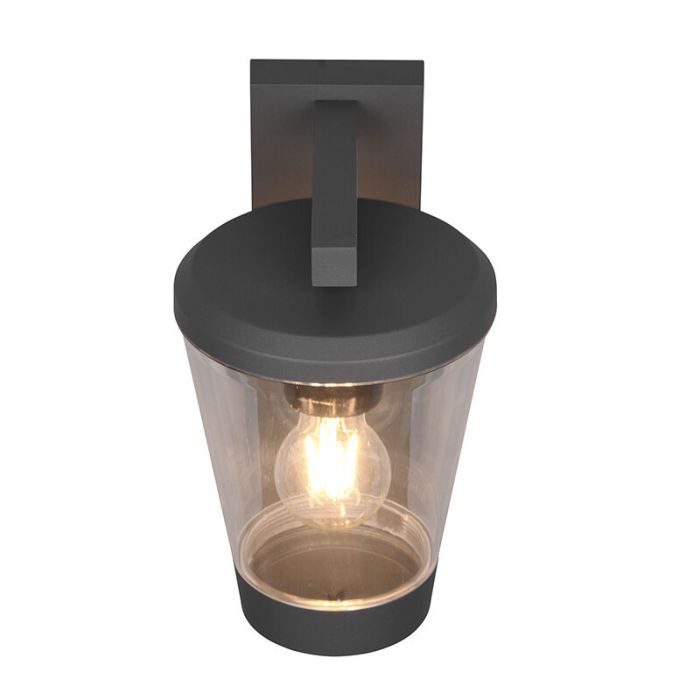 Applique extérieur avec détecteur de mouvement moderne anthracite, Kerstin, IP44