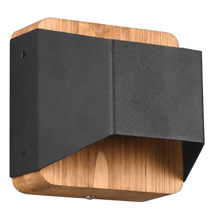 Applique up and down moderne noire, Navajo, 4,3W, 3000K LED