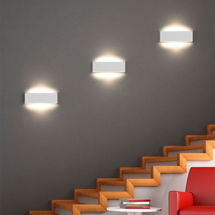 Applique up and down moderne blanche, Coscon, 6W, 3000K LED