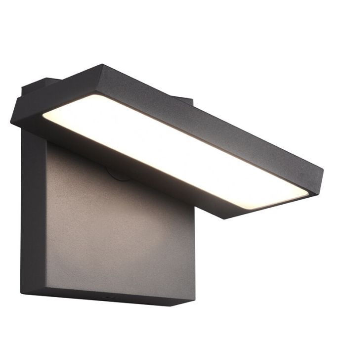 Luminaire extérieur moderne anthracite, Tabita, 8W, 3000K LED, IP54