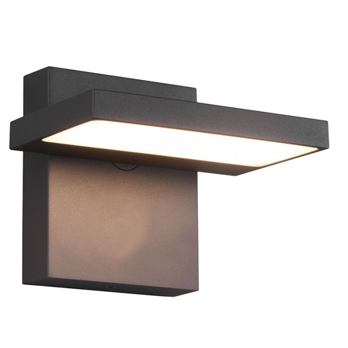 Luminaire extérieur moderne anthracite, Tabita, 8W, 3000K LED, IP54