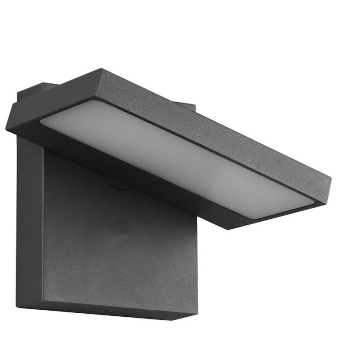 Luminaire extérieur moderne anthracite, Tabita, 8W, 3000K LED, IP54
