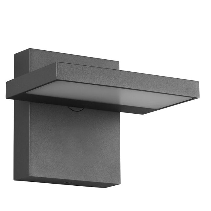 Luminaire extérieur moderne anthracite, Tabita, 8W, 3000K LED, IP54