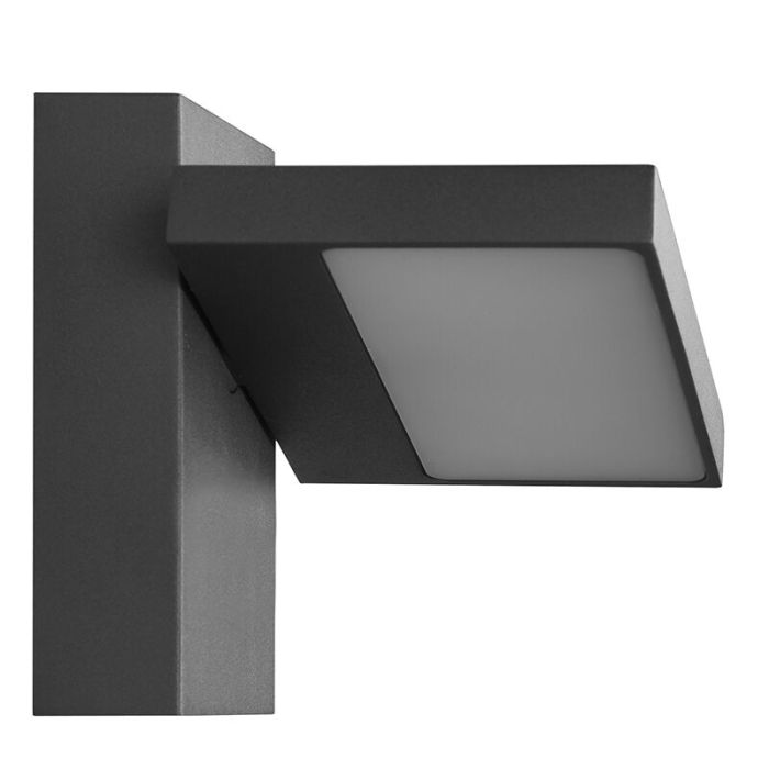 Luminaire extérieur moderne anthracite, Tabita, 8W, 3000K LED, IP54