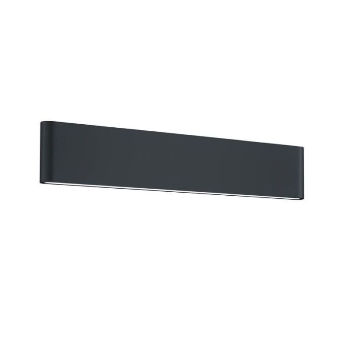 Luminaire extérieur moderne anthracite, Bridlington, 8W, 3000K LED, IP54