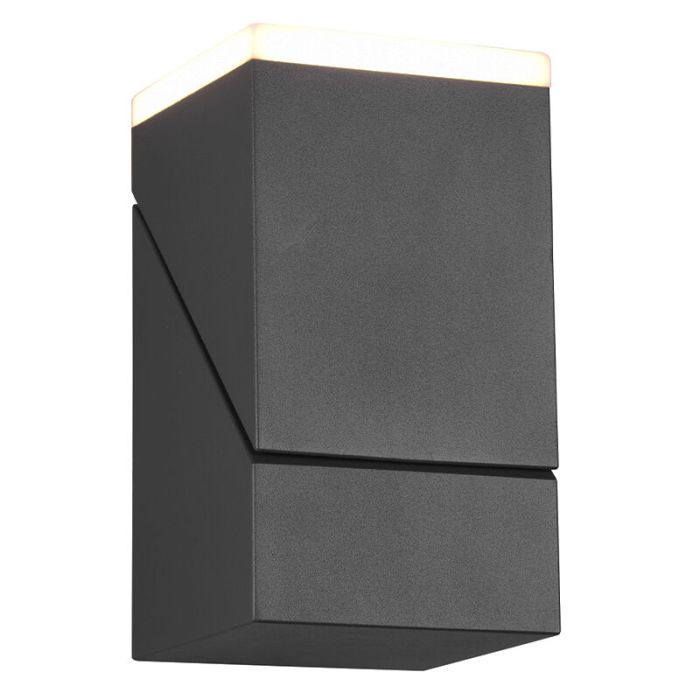 Luminaire extérieur moderne anthracite, Liron, 7W, 3000K LED, IP54