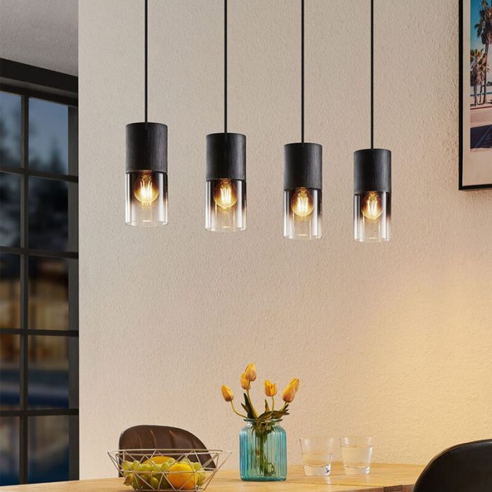 Suspension moderne grise, Amadi
