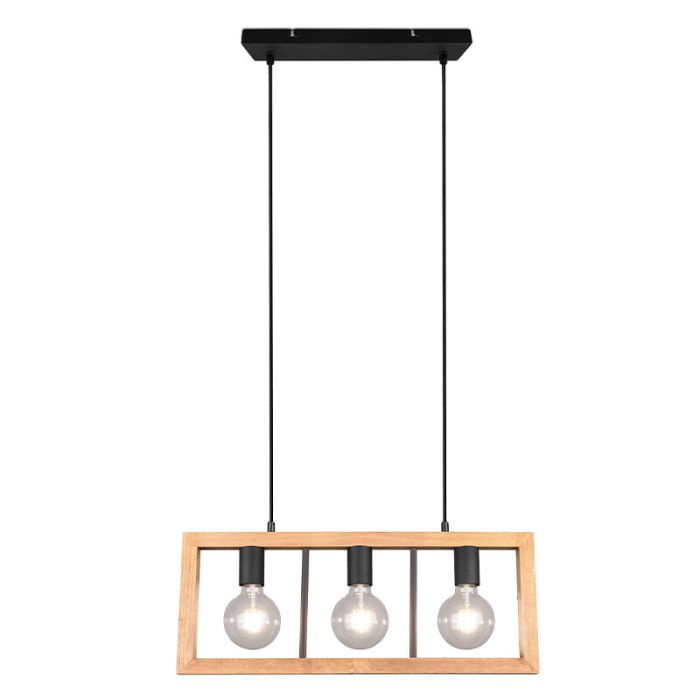 Suspension vintage noire, Rafiq