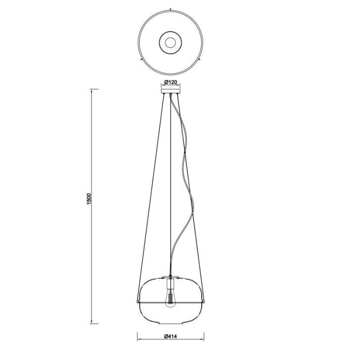 Suspension design ambre, Sybren