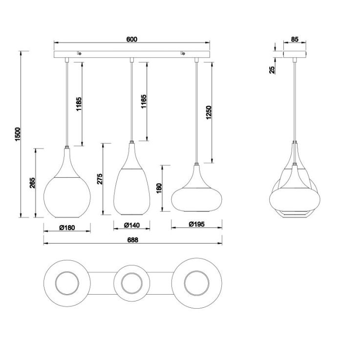 Suspension design noire, Sybren