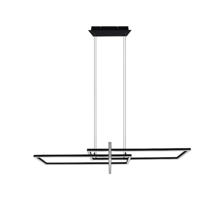 Suspension moderne noire, Hatun, 34W, 3000K LED
