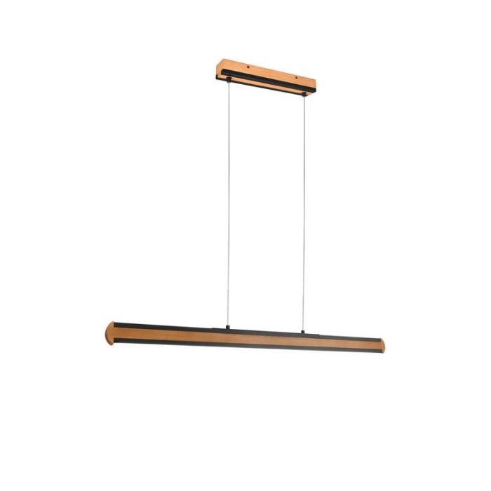 Suspension moderne bois, Cengiz, 40W, couleur réglable LED, avec interrupteur